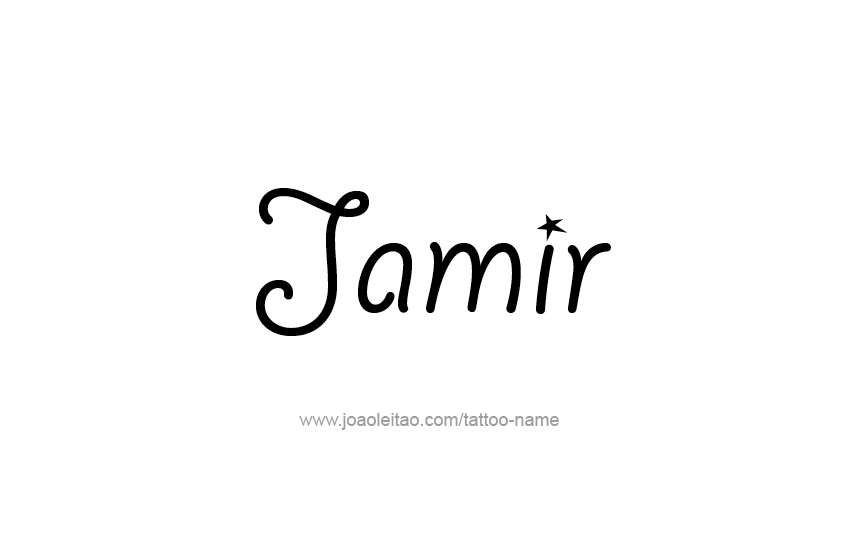 Tattoo Design  Name Jamir   