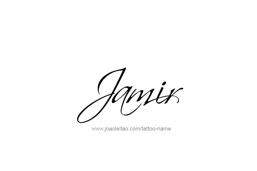 Tattoo Design  Name Jamir   