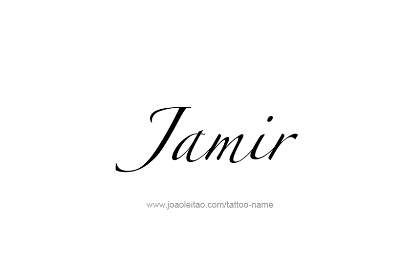 Tattoo Design  Name Jamir   