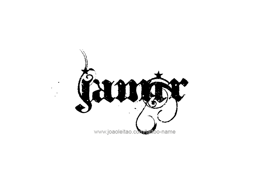 Tattoo Design  Name Jamir   