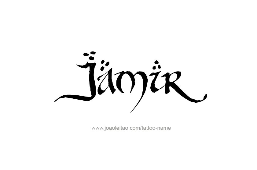 Tattoo Design  Name Jamir   