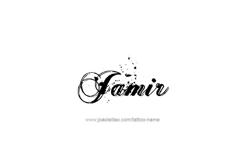 Tattoo Design  Name Jamir   