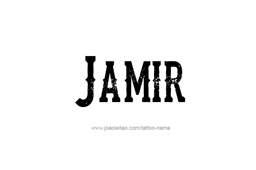 Tattoo Design  Name Jamir   