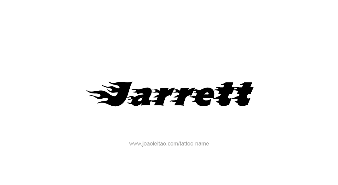 Tattoo Design  Name Jarrett   