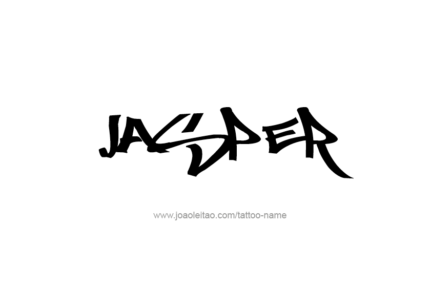 Tattoo Design  Name Jasper   