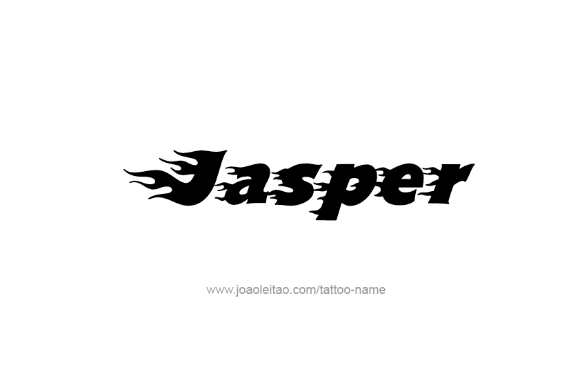 Tattoo Design  Name Jasper   