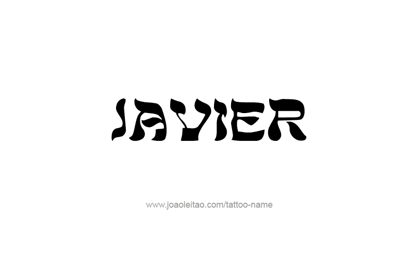 Tattoo Design  Name Javier   