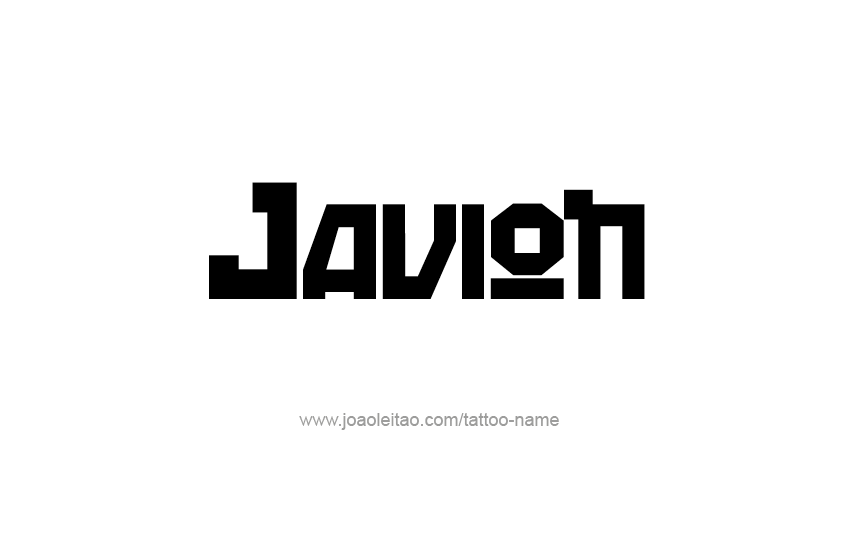 Tattoo Design  Name Javion   