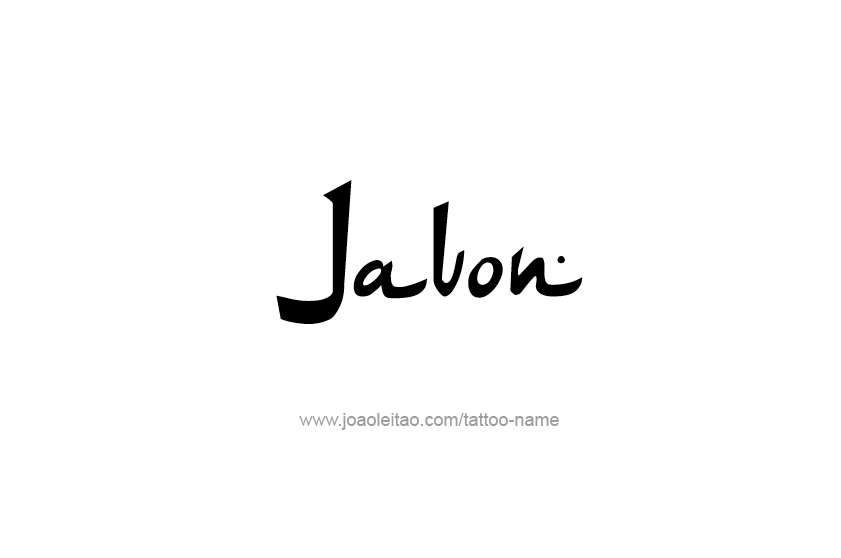 Tattoo Design  Name Javon   