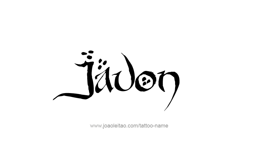 Tattoo Design  Name Javon   