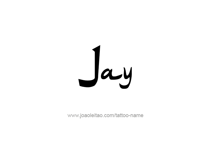 Jay Name Tattoo Designs