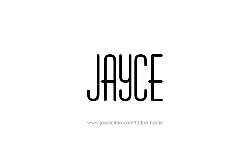 Tattoo Design  Name Jayce   