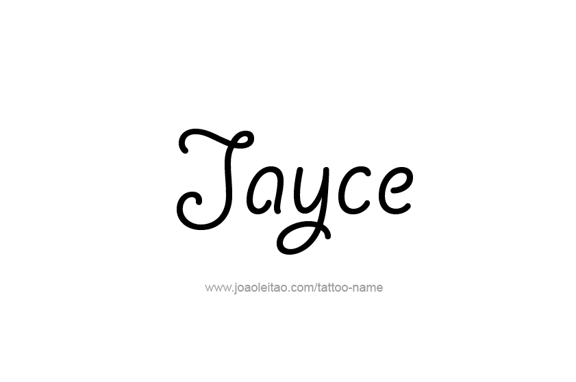 Tattoo Design  Name Jayce   