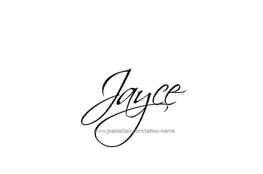 Tattoo Design  Name Jayce   