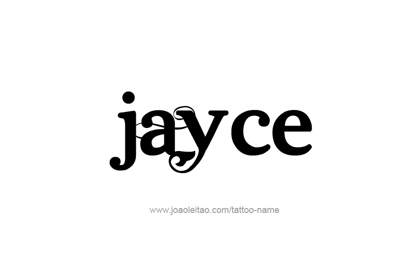 Tattoo Design  Name Jayce   