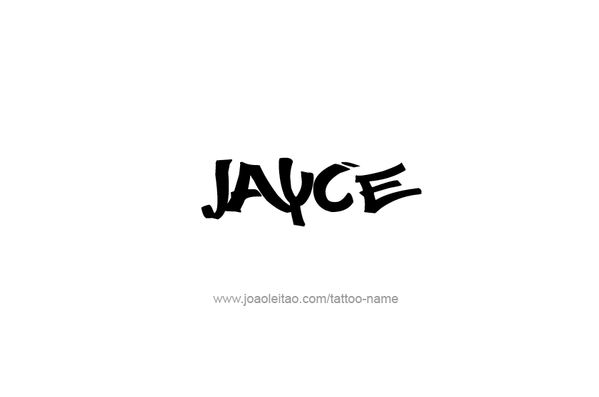 Tattoo Design  Name Jayce   