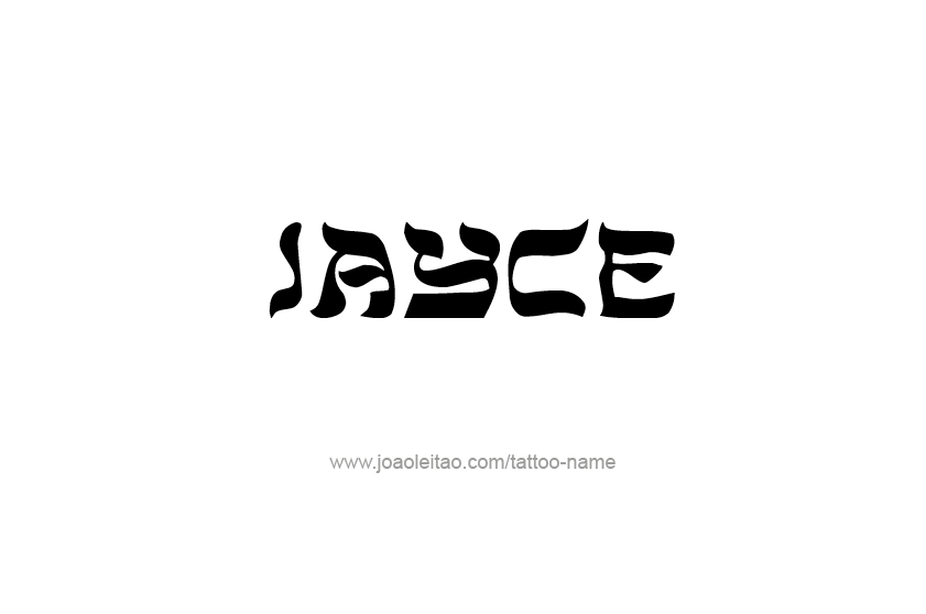 Tattoo Design  Name Jayce   