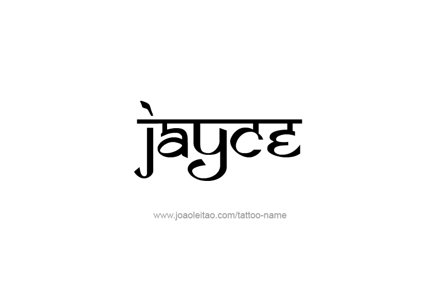 Tattoo Design  Name Jayce   