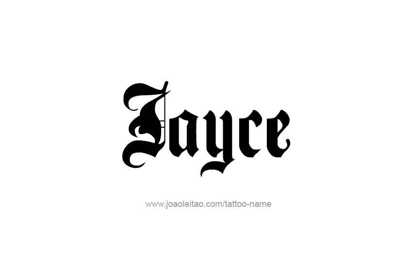 Tattoo Design  Name Jayce   