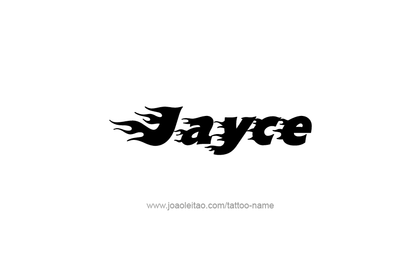 Tattoo Design  Name Jayce   