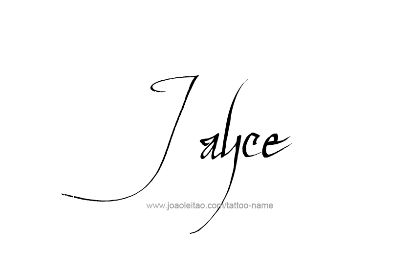 Tattoo Design  Name Jayce   