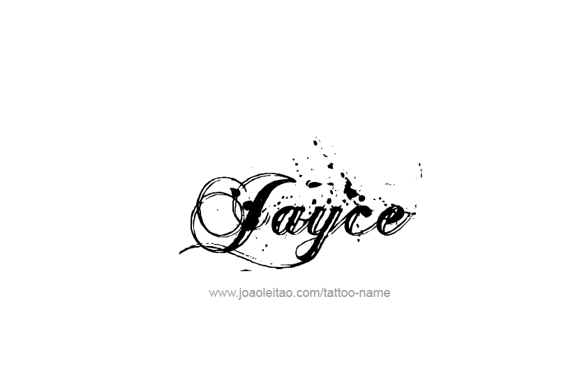 Tattoo Design  Name Jayce   