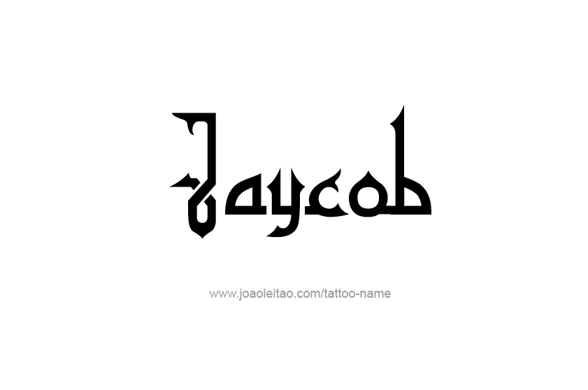 Tattoo Design  Name Jaycob   