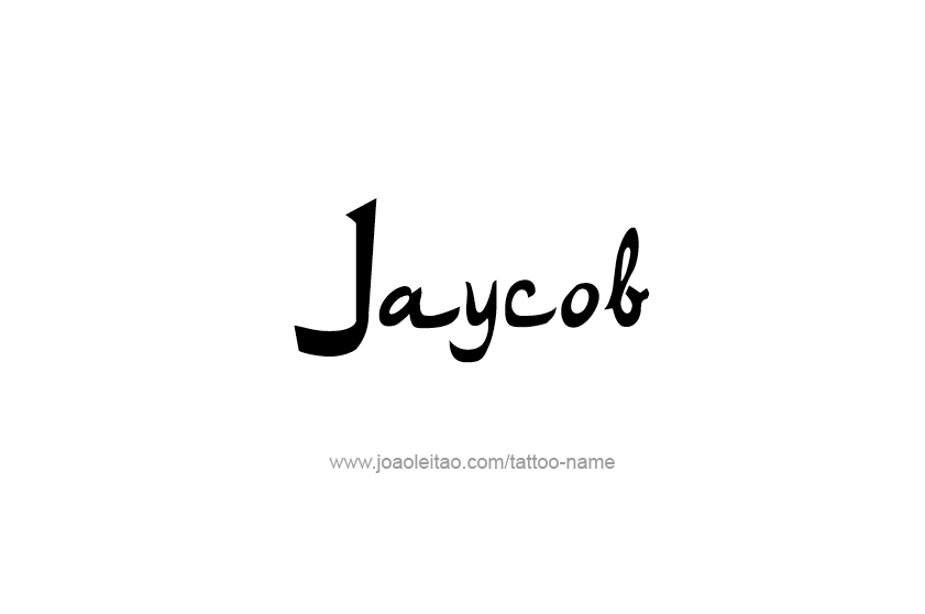 Tattoo Design  Name Jaycob   