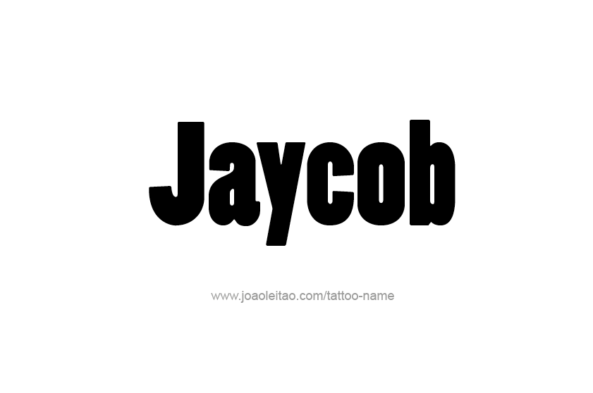 Tattoo Design  Name Jaycob   