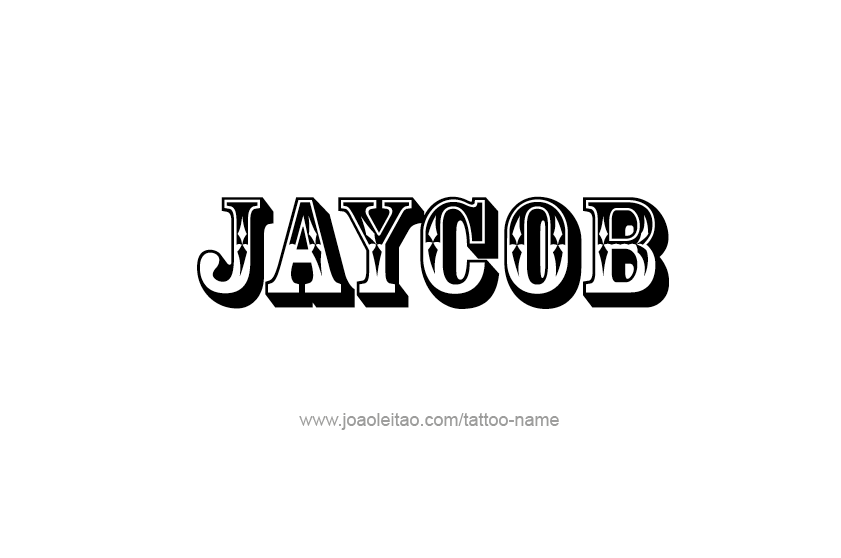 Tattoo Design  Name Jaycob   