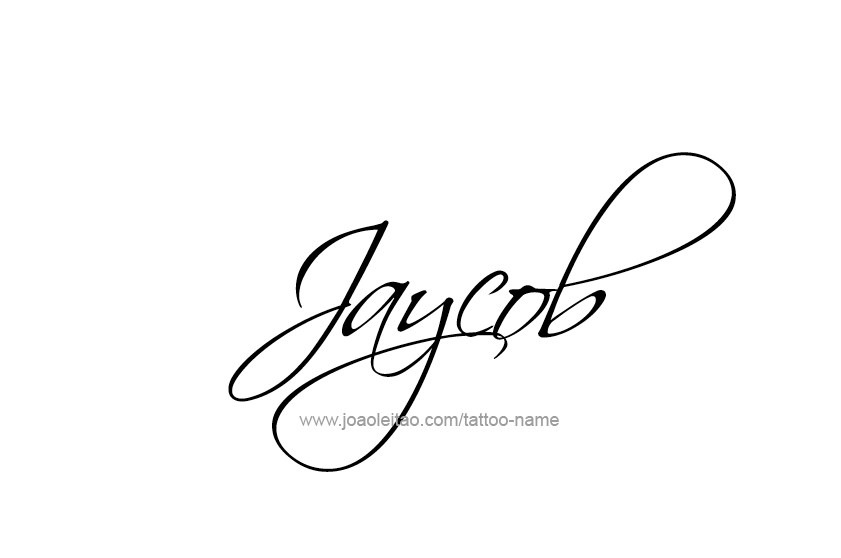 Jaycob Name Tattoo Designs