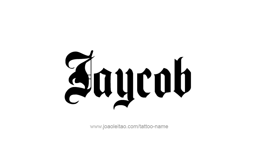 Tattoo Design  Name Jaycob   