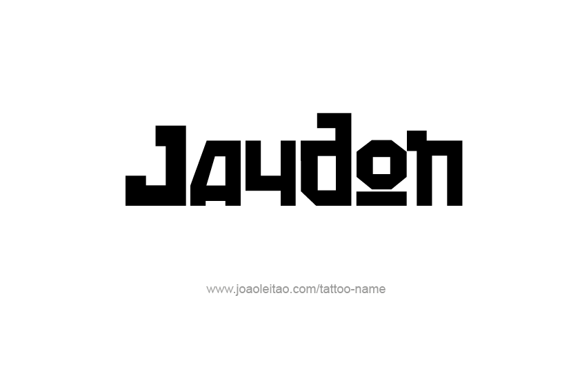 Tattoo Design  Name Jaydon   