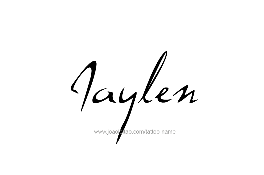 Tattoo Design  Name Jaylen   