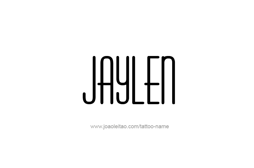 Tattoo Design  Name Jaylen   