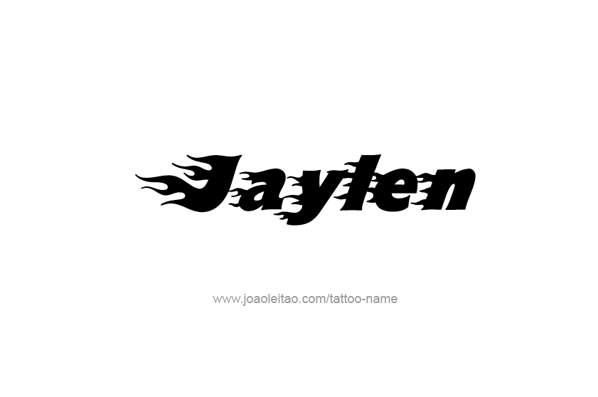 Tattoo Design  Name Jaylen   
