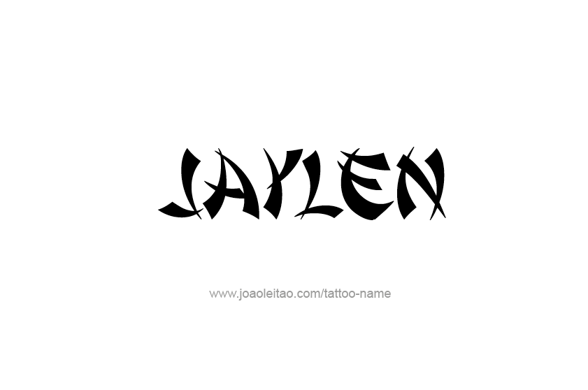Tattoo Design  Name Jaylen