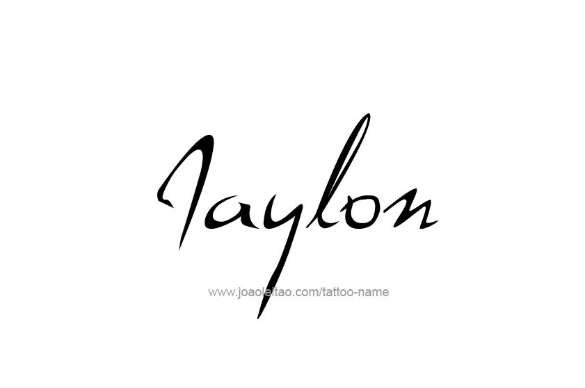 Tattoo Design  Name Jaylon   