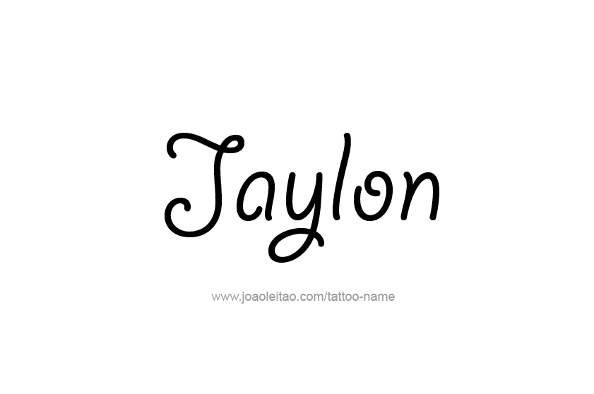 Tattoo Design  Name Jaylon   