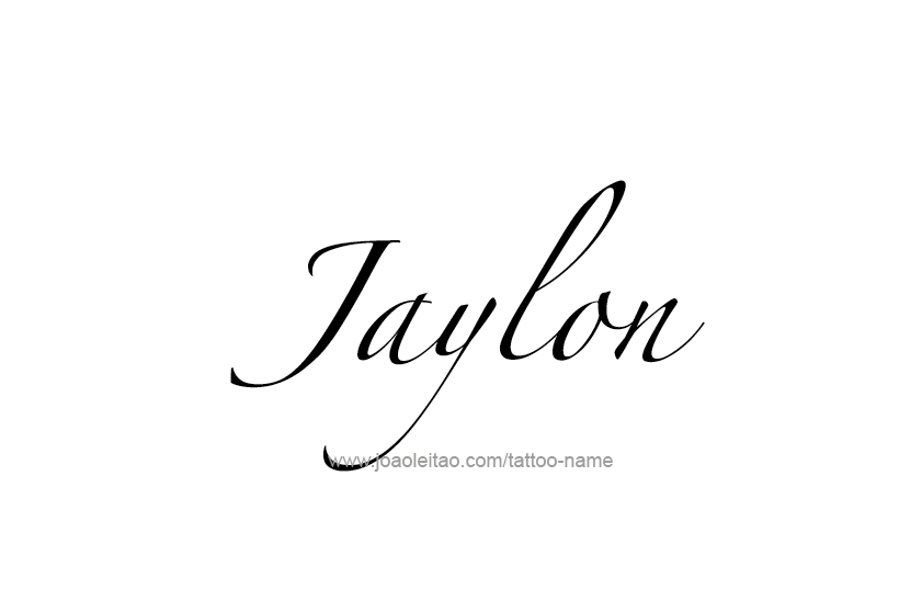 Tattoo Design  Name Jaylon   