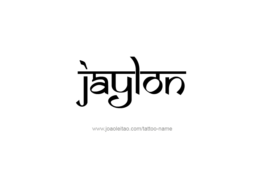 Tattoo Design  Name Jaylon   