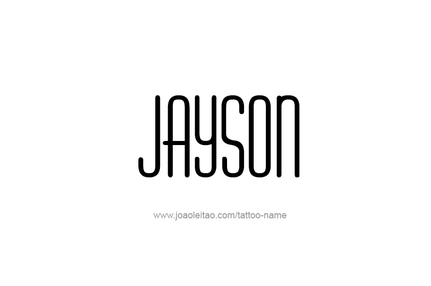 Tattoo Design  Name Jayson   