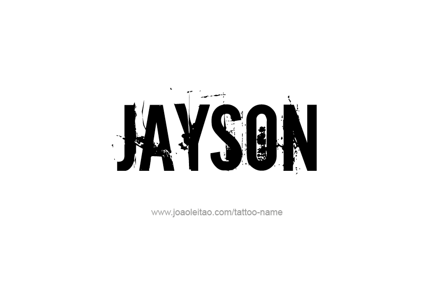 Tattoo Design  Name Jayson   