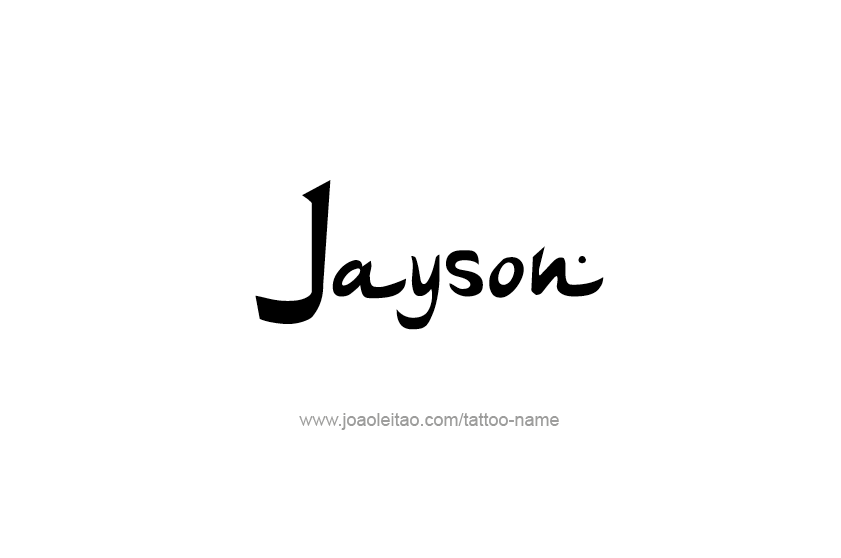 Tattoo Design  Name Jayson   