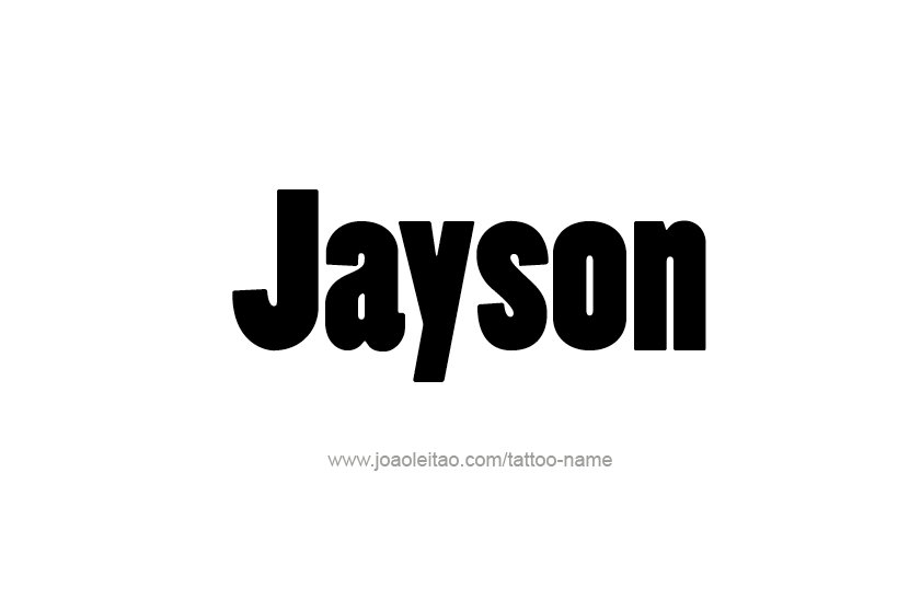 Tattoo Design  Name Jayson   