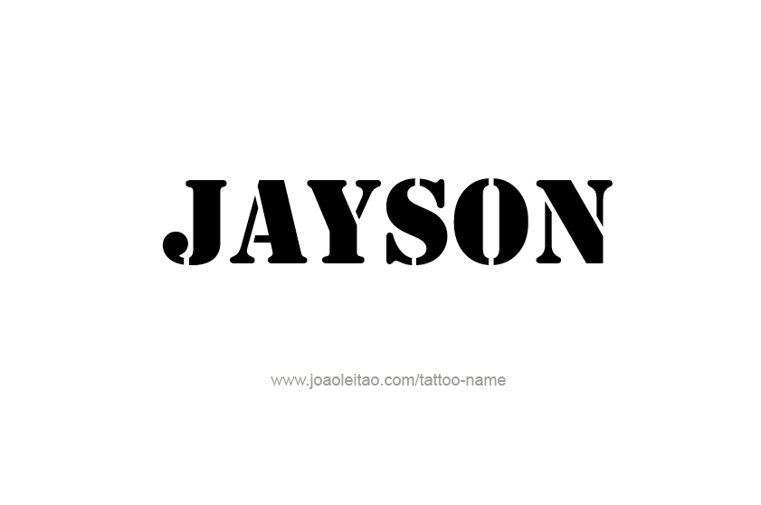 Tattoo Design  Name Jayson   