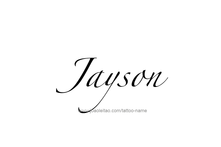 Tattoo Design  Name Jayson   