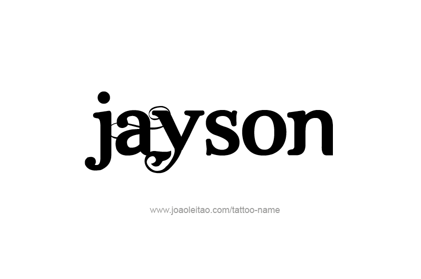 Tattoo Design  Name Jayson   