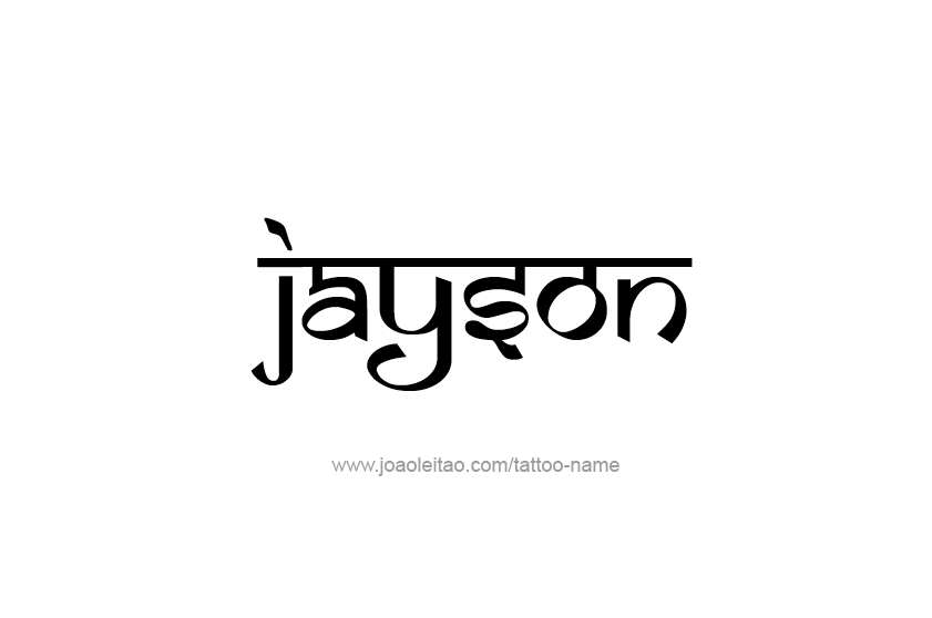 Tattoo Design  Name Jayson   