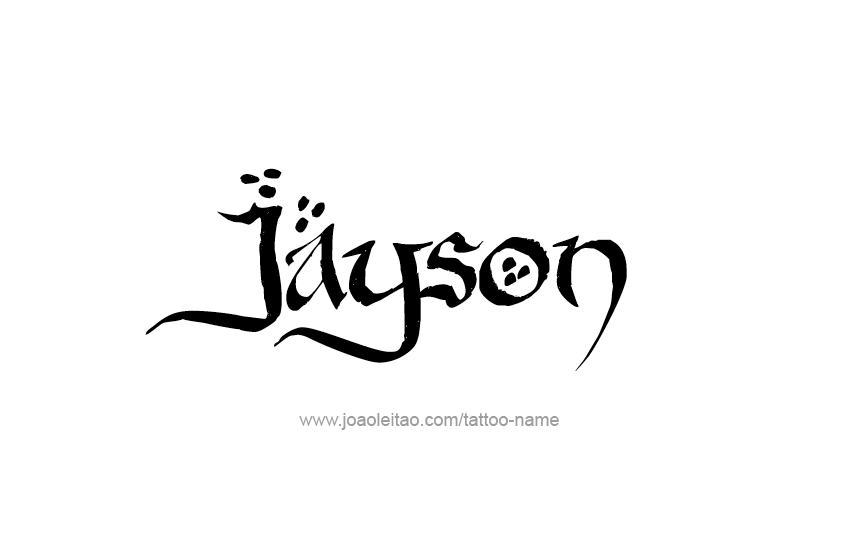 Tattoo Design  Name Jayson   